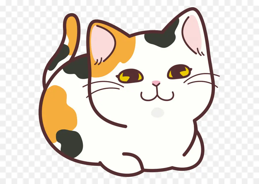 Chat De Dessin Animé，Mignon PNG