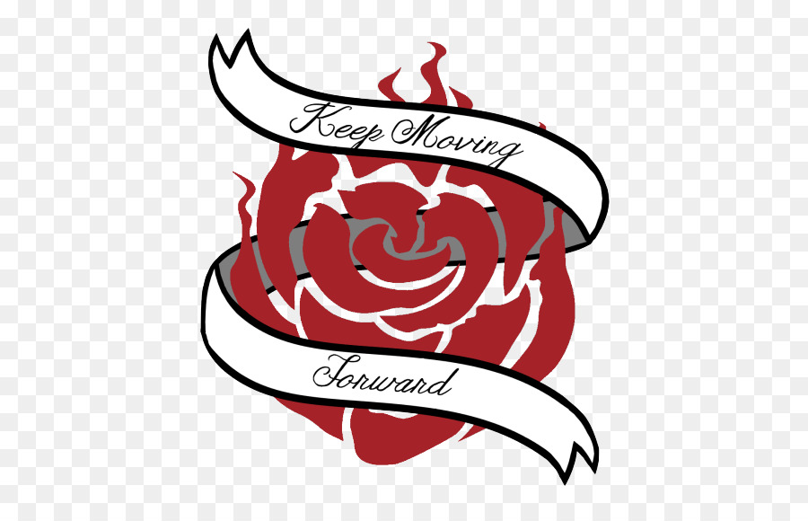 Rose Rouge Avec Bannière，Fleur PNG