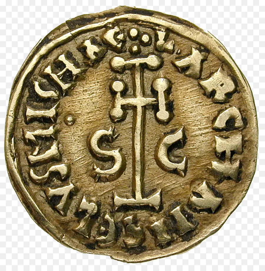 Pièce De Monnaie，Dynastie Mérovingienne PNG