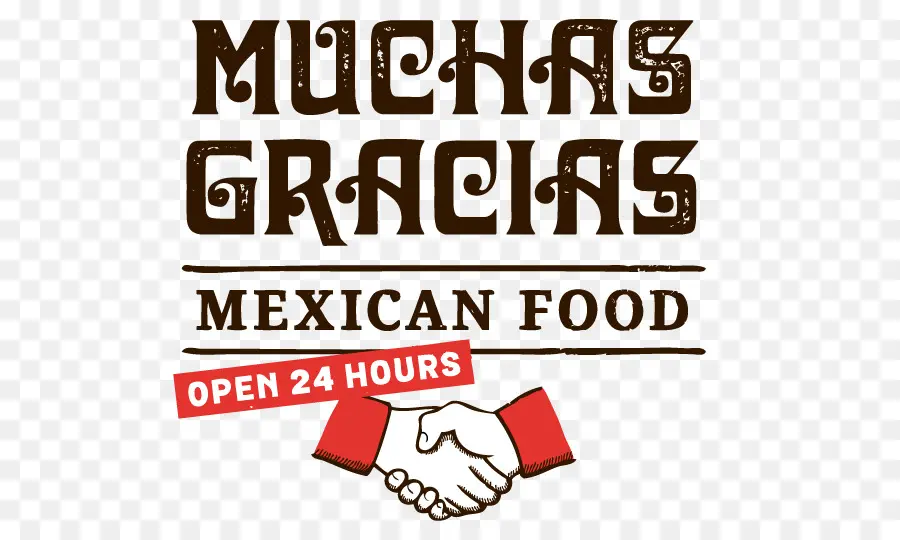 Signe Muchas Gracias，Cuisine Mexicaine PNG