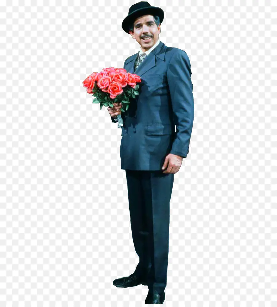 Homme Avec Des Fleurs，Costume PNG