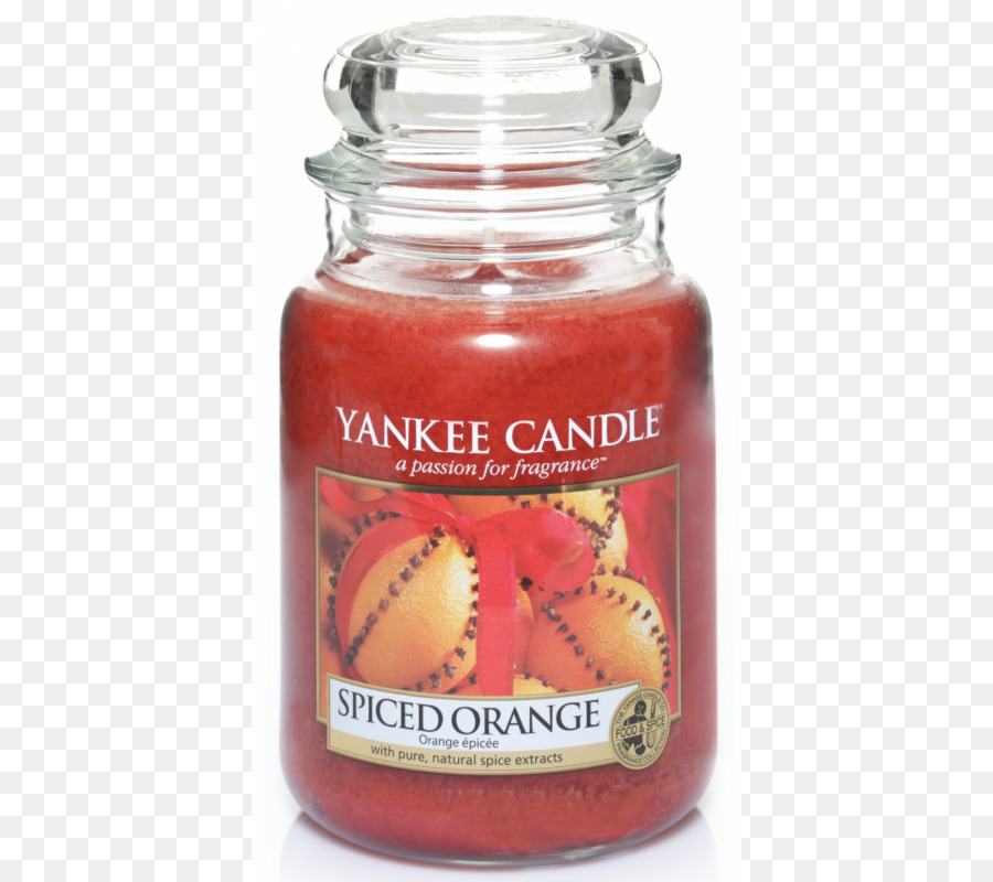 Bougie Orange Épicée，Bougie Yankee PNG