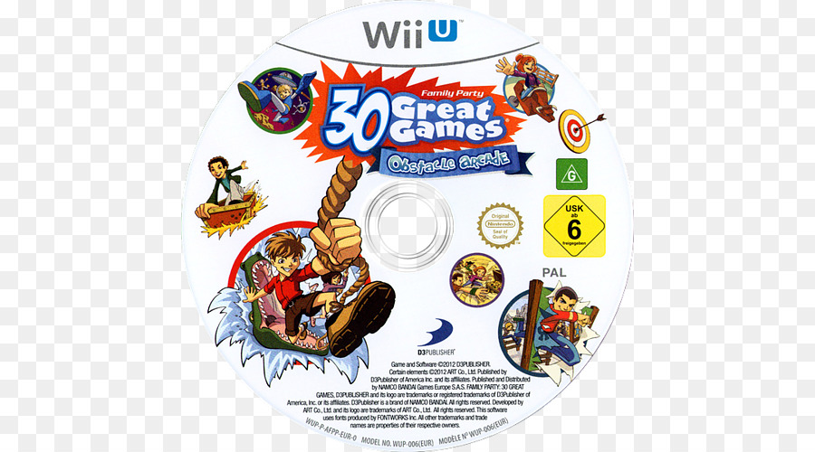 Wii U，Fête De Famille De 30 Grands Jeux PNG