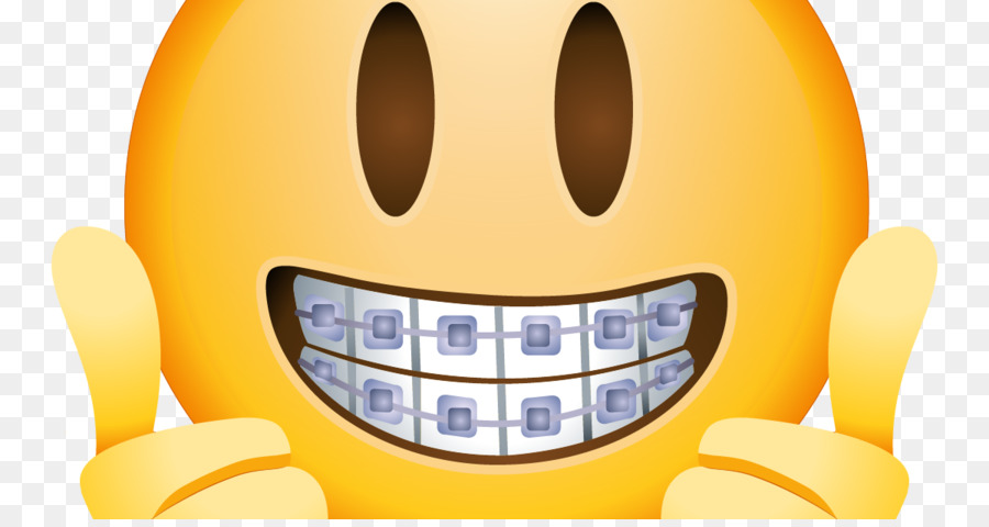 Emoji Avec Bretelles，Sourire PNG