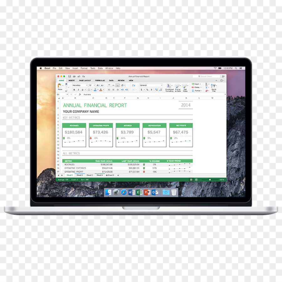 Macbook，Microsoft Office 2016 PNG