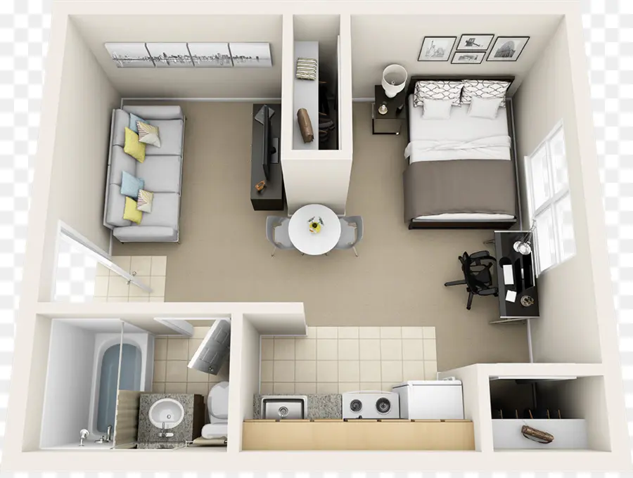 Disposition De L'appartement，Plan D'étage PNG