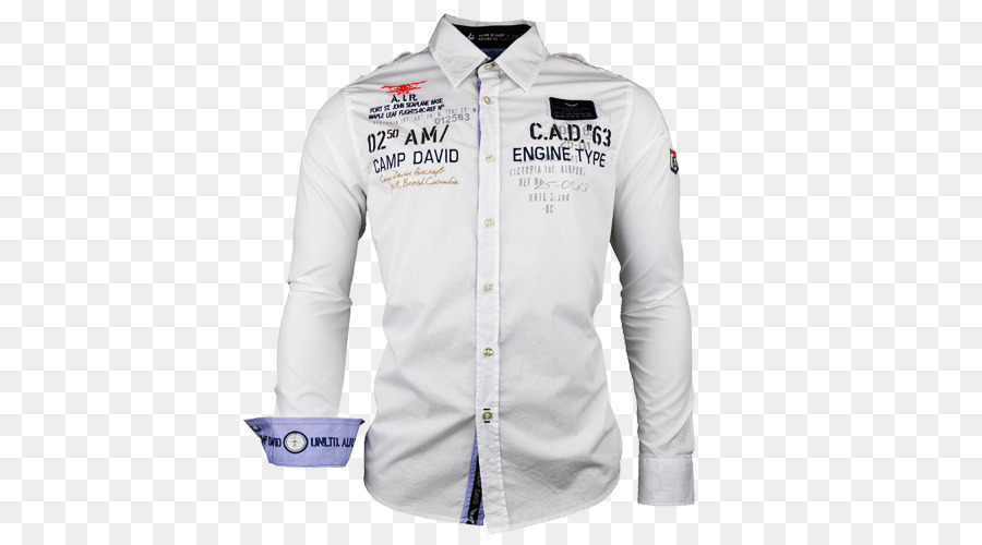 Chemise Blanche，Manches Longues PNG