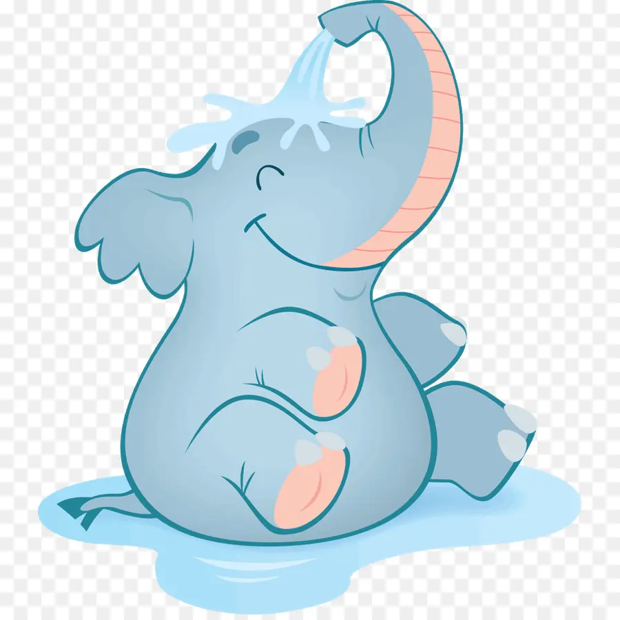 Éléphant，Eau PNG