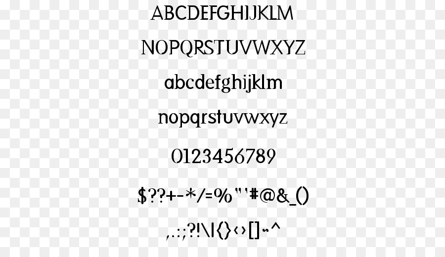 Lettres Alphabétiques，Typographie PNG