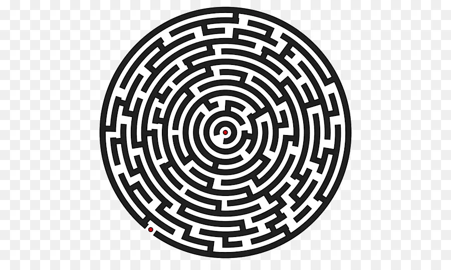 Labyrinthe Circulaire，Puzzle PNG