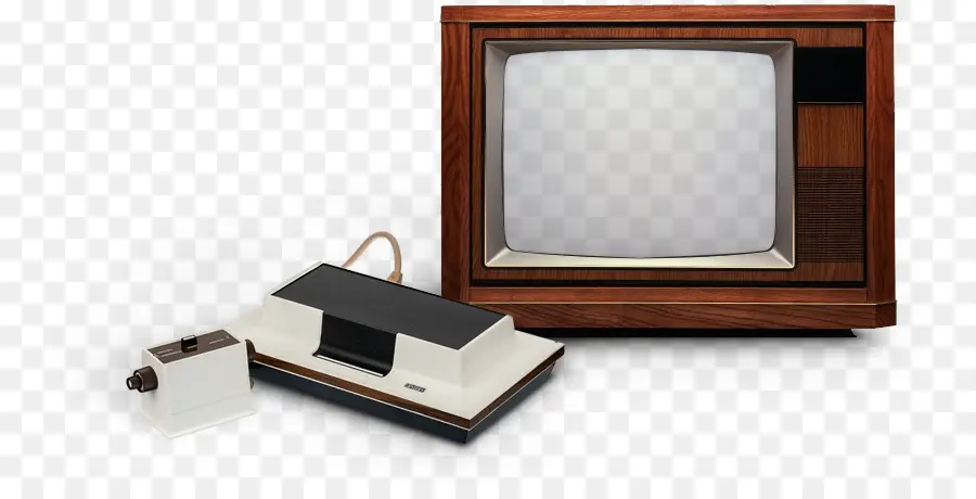 Téléviseur Et Console Vintage，Rétro PNG