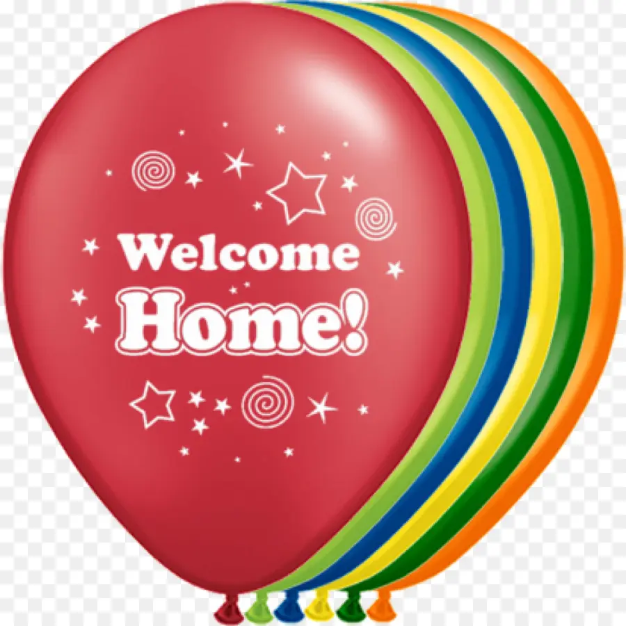 Ballon De Bienvenue à La Maison，Célébration PNG