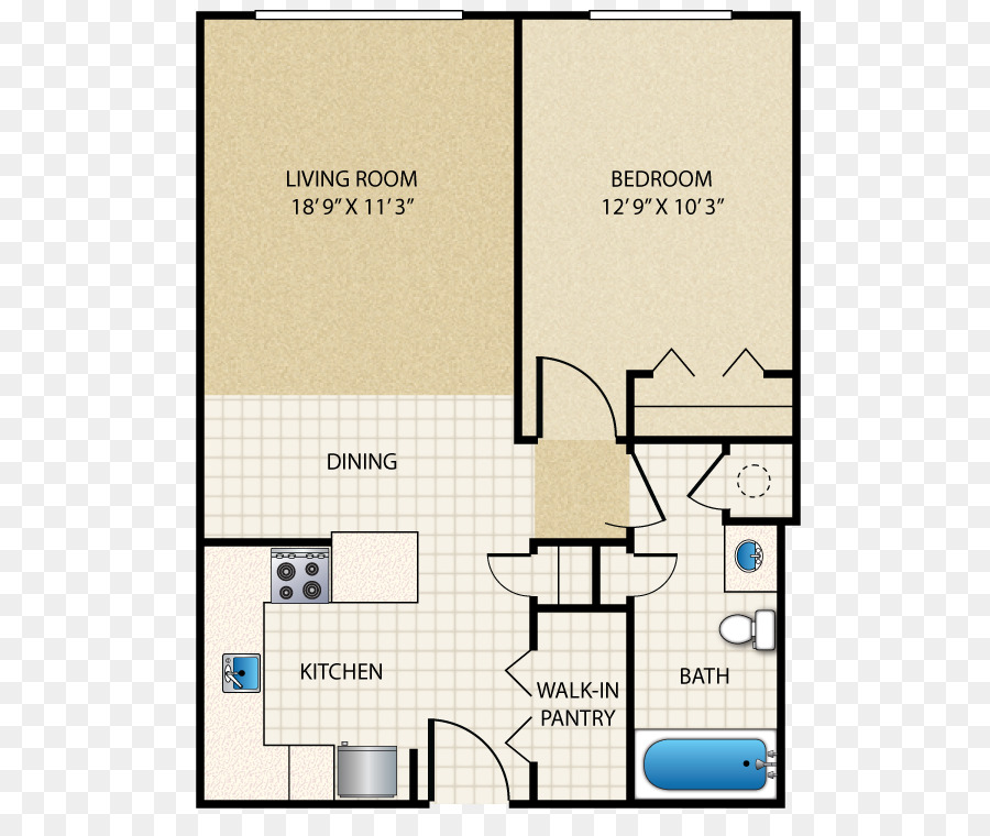 Disposition De L'appartement，Plan D'étage PNG