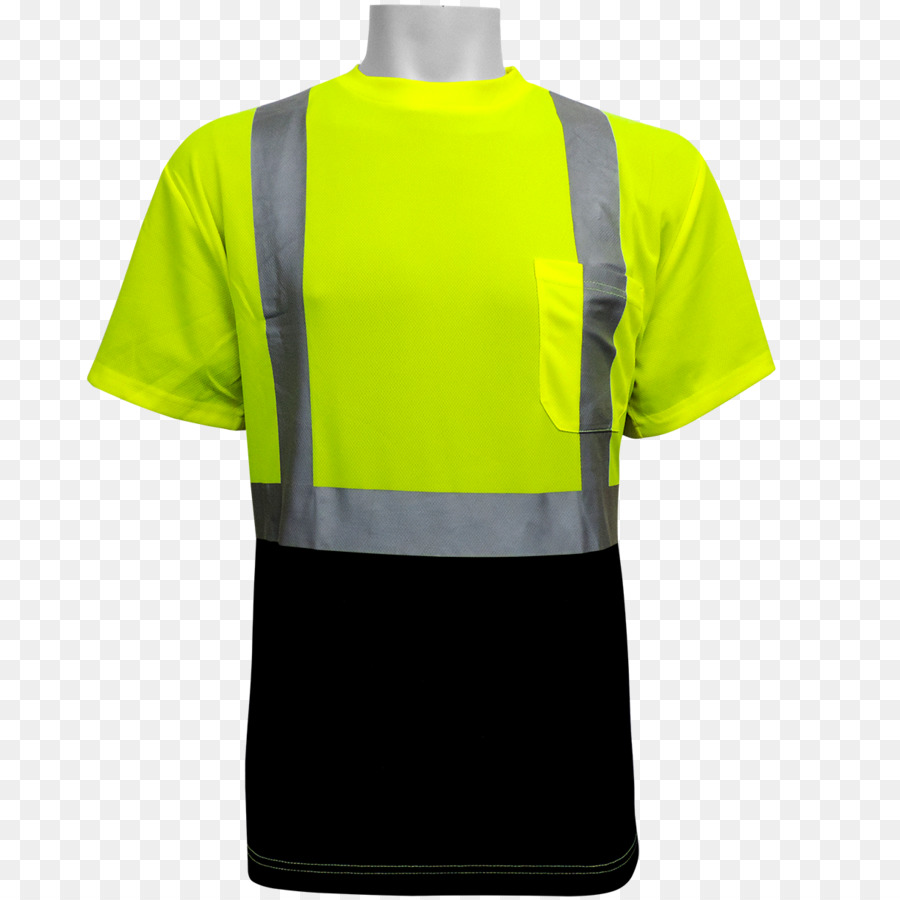 Chemise De Sécurité Orange，Bandes Réfléchissantes PNG