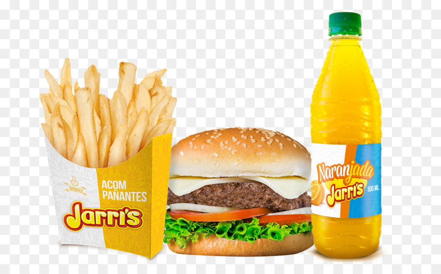 Cheeseburger，Frites PNG