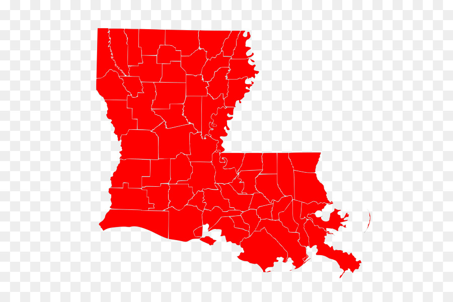 Louisiane，Carte PNG