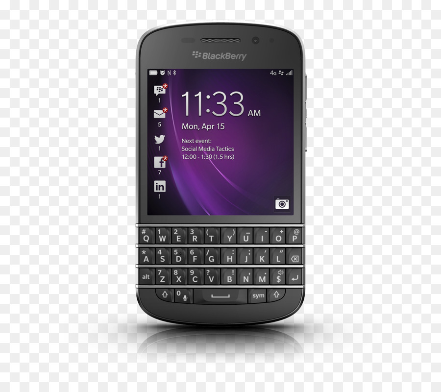 Téléphone，Blackberry Q10 PNG