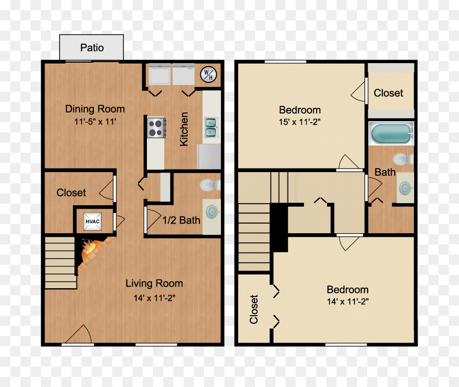 Hillhurst Appartements，Plan D étage PNG