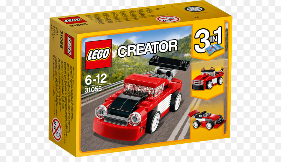 Lego 31055 Créateur Racer Rouge，Lego PNG