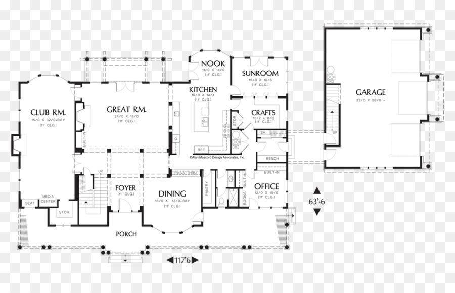 Plan D'étage，Maison PNG