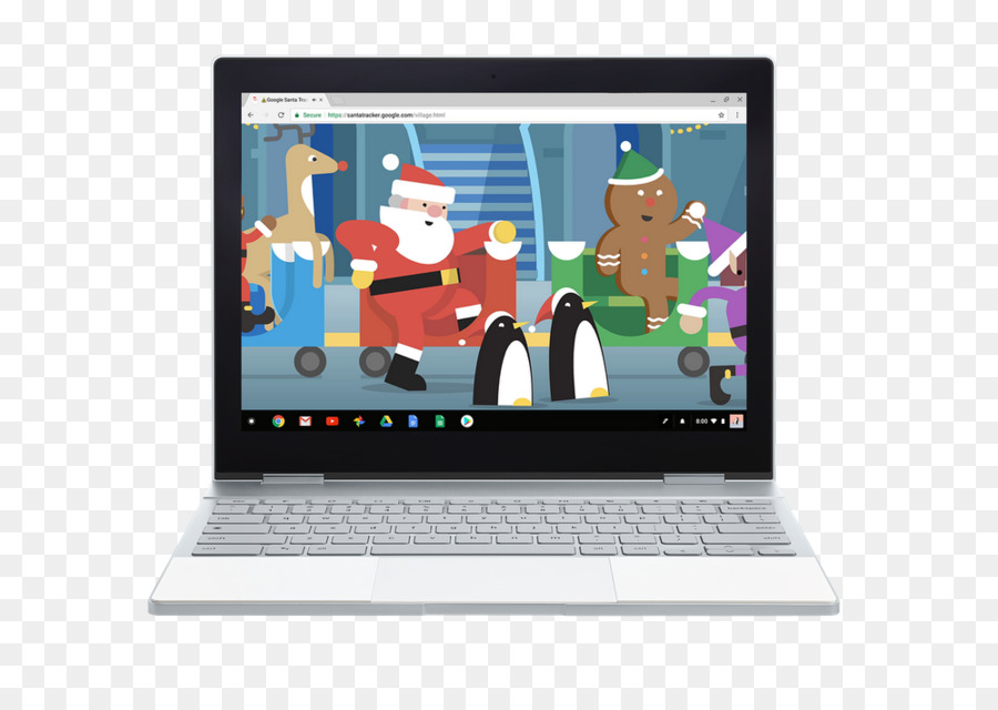 Google Pixelbook，Le Père Noël PNG