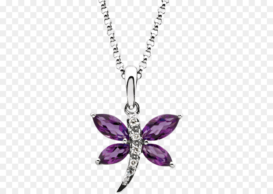 Pendentif Papillon Violet，Collier PNG