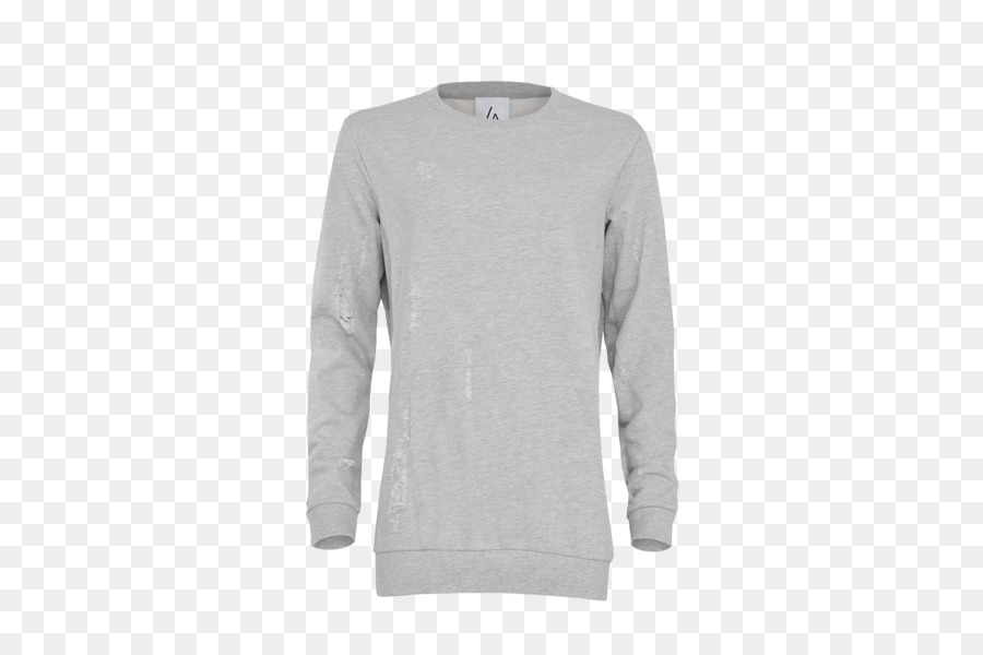 Pull Gris，Manches Longues PNG