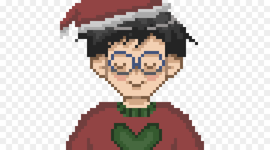 Caractère De Pixel，Lunettes PNG