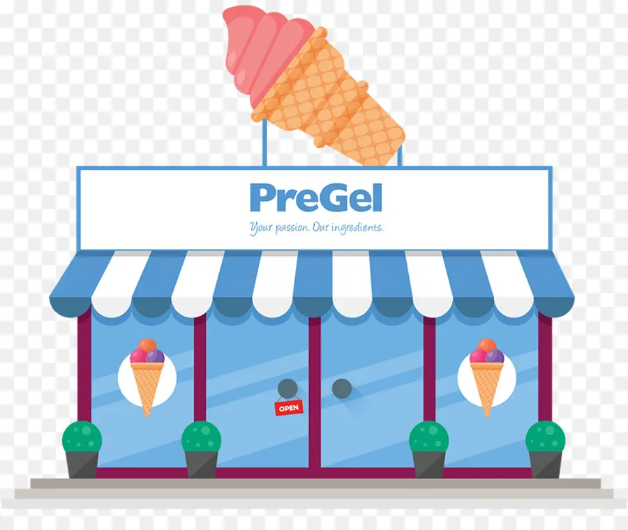 Magasin De Crème Glacée，Glace PNG