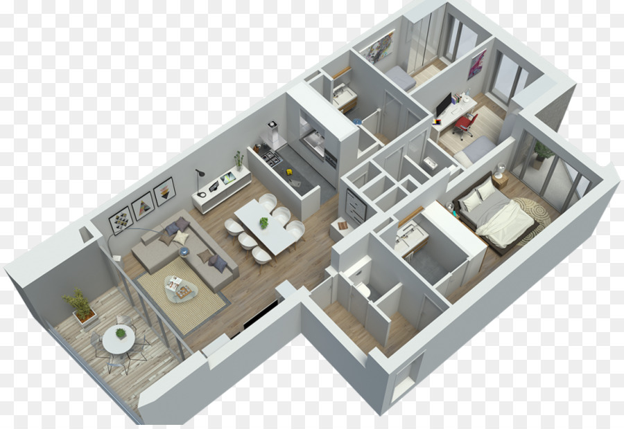 Disposition De L'appartement，Plan D'étage PNG