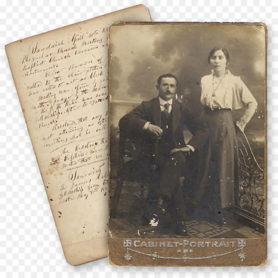 Photo D'époque，Couple PNG