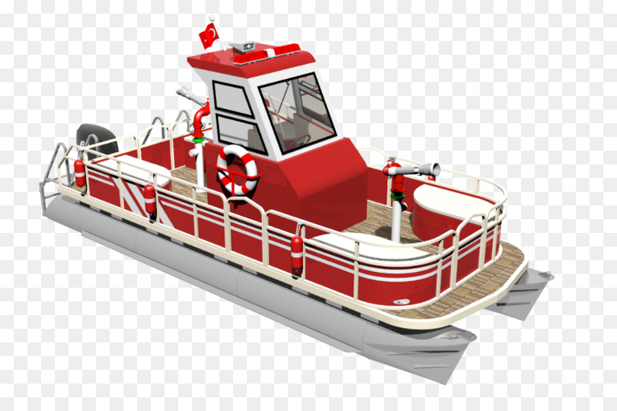 Fireboat，Ponton PNG