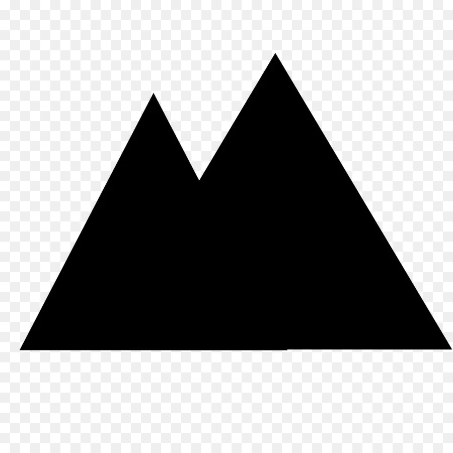 Icône De Montagne，Triangle PNG