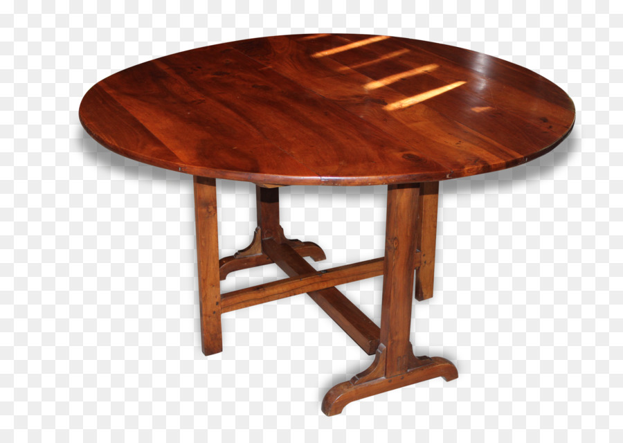 Table En Bois，Rond PNG