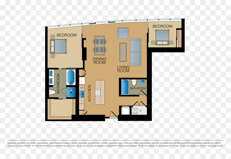 Plan D'étage，Chambres PNG