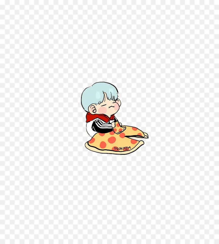 Personnage Chibi，Pizza PNG