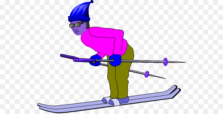 Sauteur à Ski，Hiver PNG