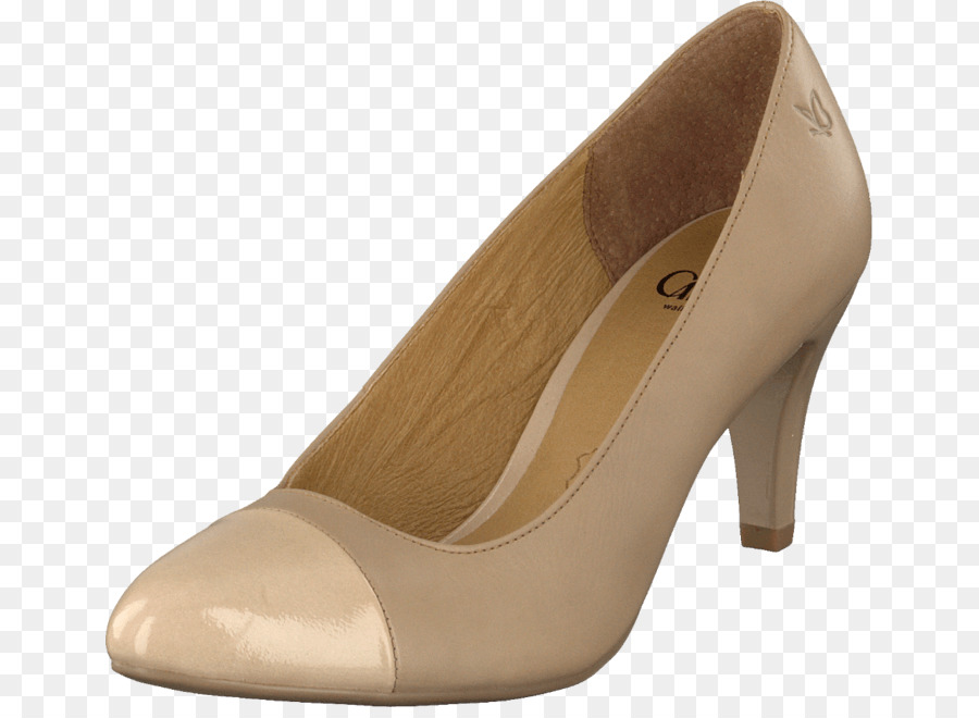 Chaussure à Talons Hauts，Beige PNG