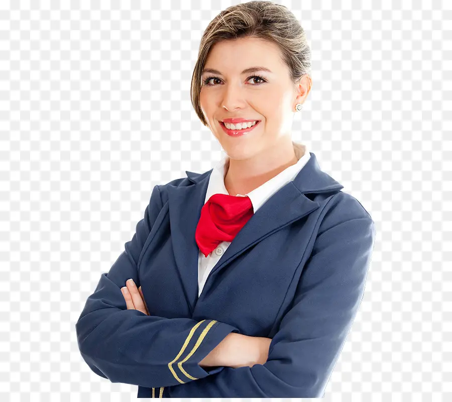 Femme En Uniforme，Souriant PNG