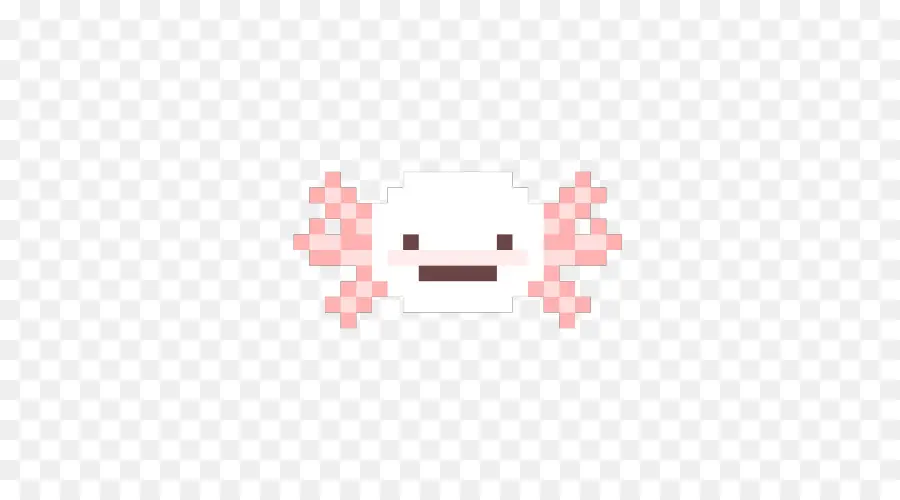 Pixel Art Axolotl，Mignon PNG