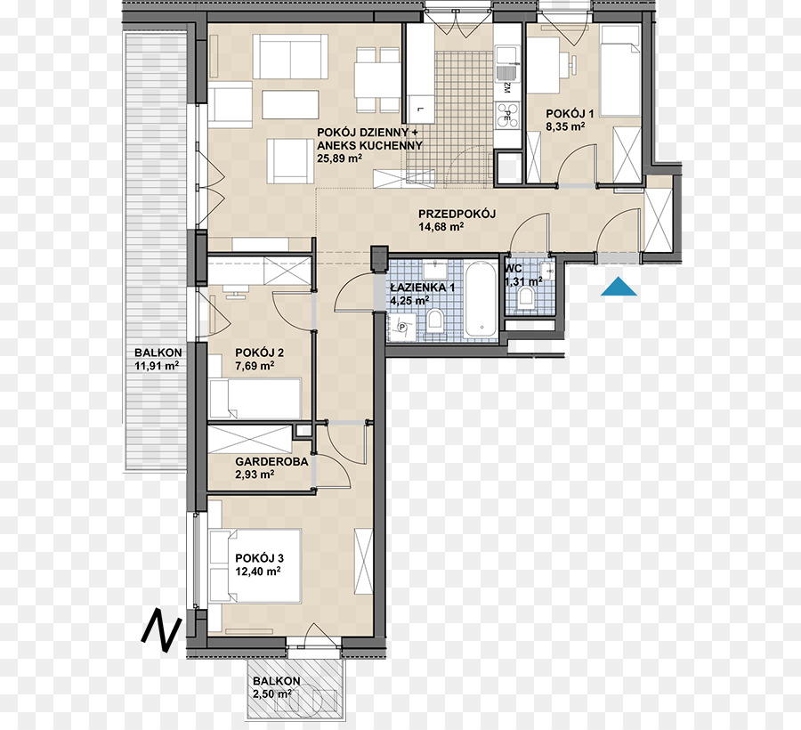 Plan D étage，L Architecture PNG