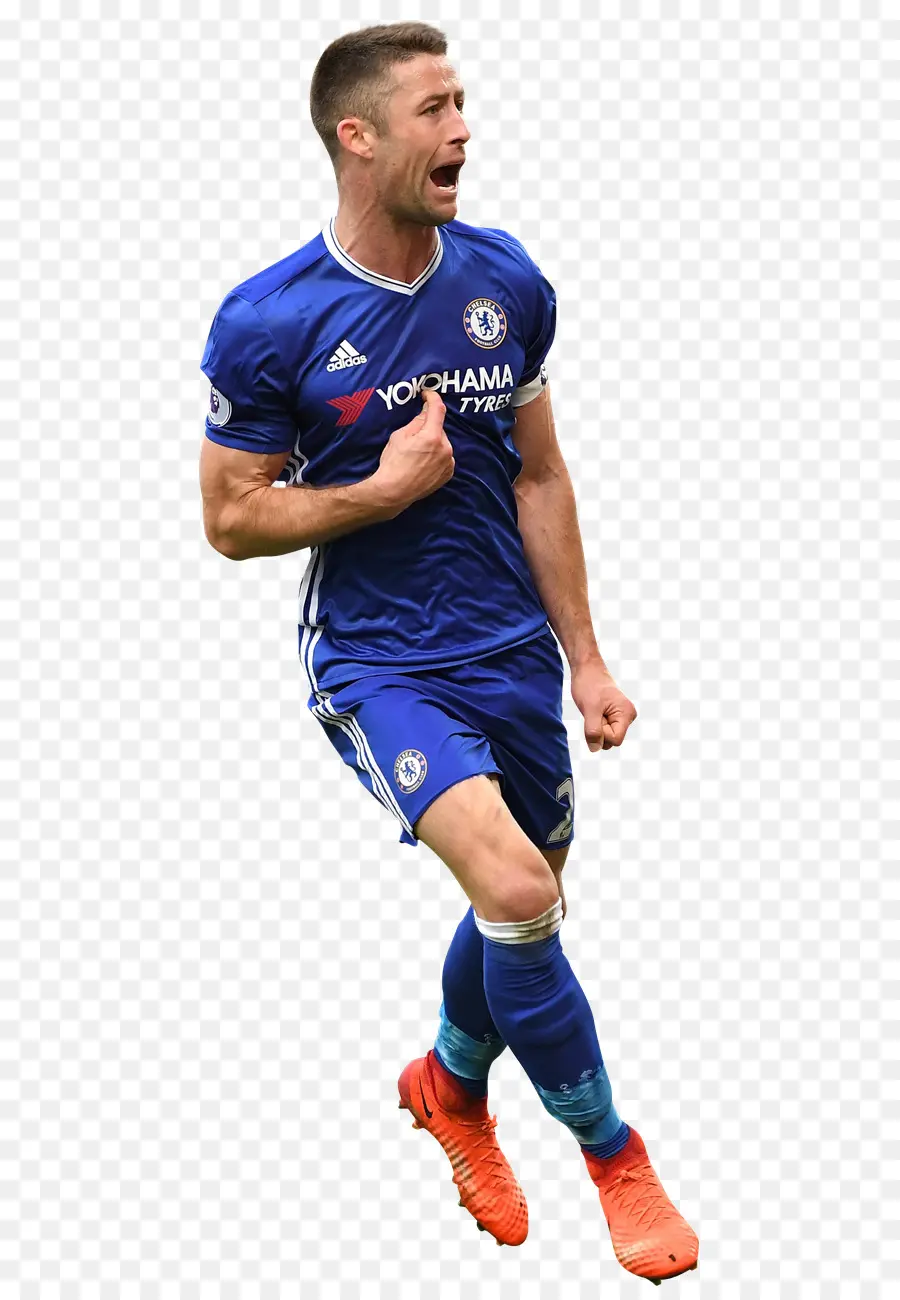 Joueur De Football Bleu，Chelsea PNG