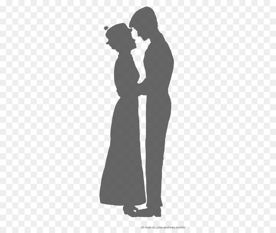 Couple Silhouette，Amour PNG