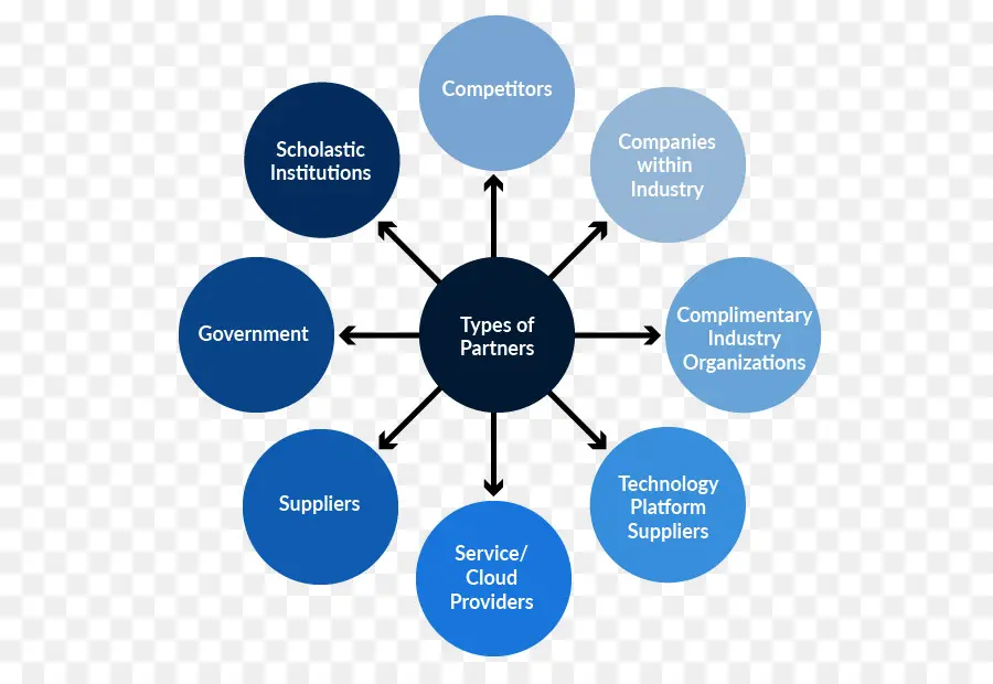 Diagramme Des Types De Partenaires，Entreprise PNG