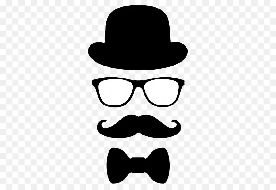 Chapeau Et Lunettes，Moustache PNG