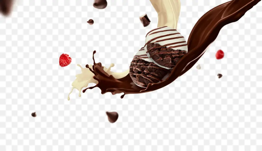 Éclaboussure De Chocolat，Dessert PNG