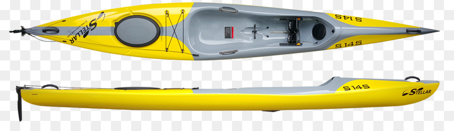 Kayak Jaune，Bateau PNG