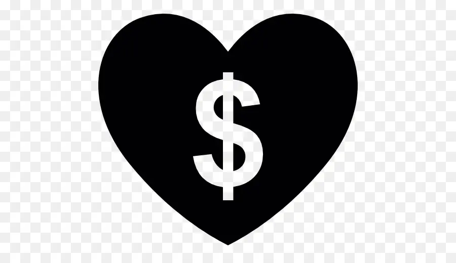 Coeur En Dollars，Argent PNG