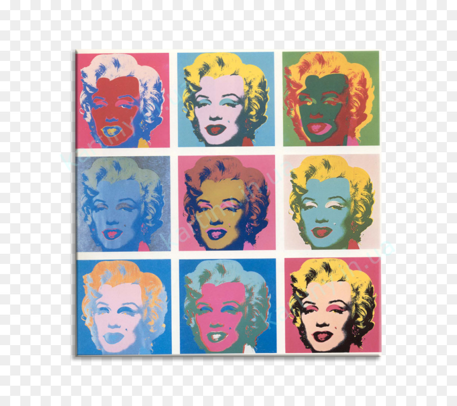 Visages Pop Art，Coloré PNG