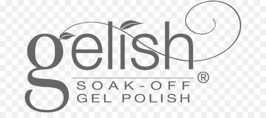 Logo Gelish，Vernis à Ongles PNG